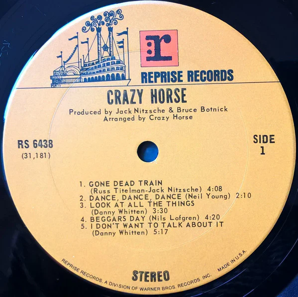 Crazy Horse - Crazy Horse (LP) (Very Good Plus (VG+)) - Image 3