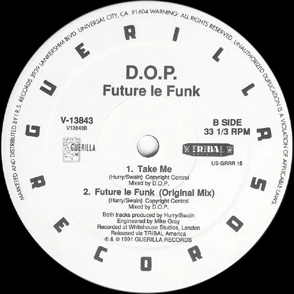 D.O.P. - Future Le Funk (12") (Mint (M)) - Image 2