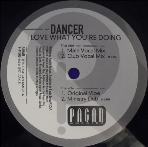 Dancer - I Love What You're Doing (12") (Very Good (VG))