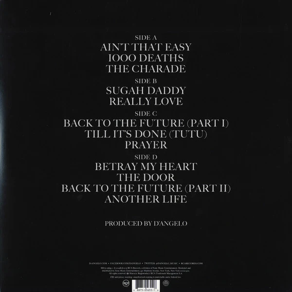 D'Angelo And The Vanguard - Black Messiah (2xLP) (Mint (M)) - Image 4