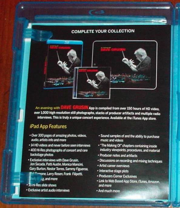 Dave Grusin - An Evening With Dave Grusin (Blu-ray) (Mint (M)) - Image 4