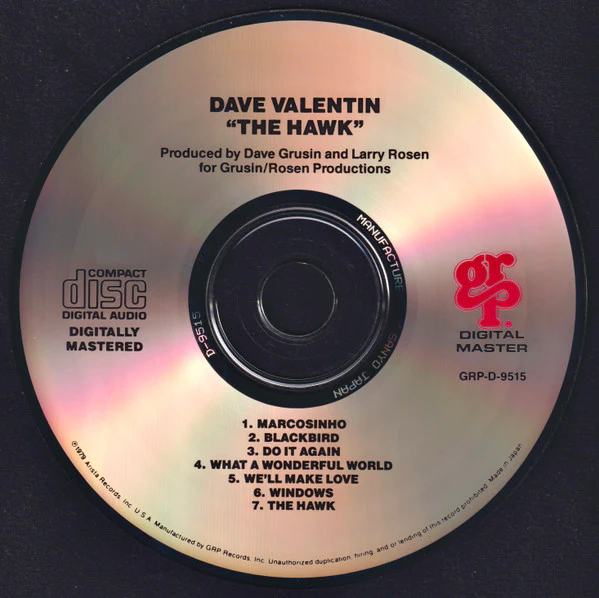 Dave Valentin - The Hawk (CD) (Near Mint (NM or M-)) - Image 3