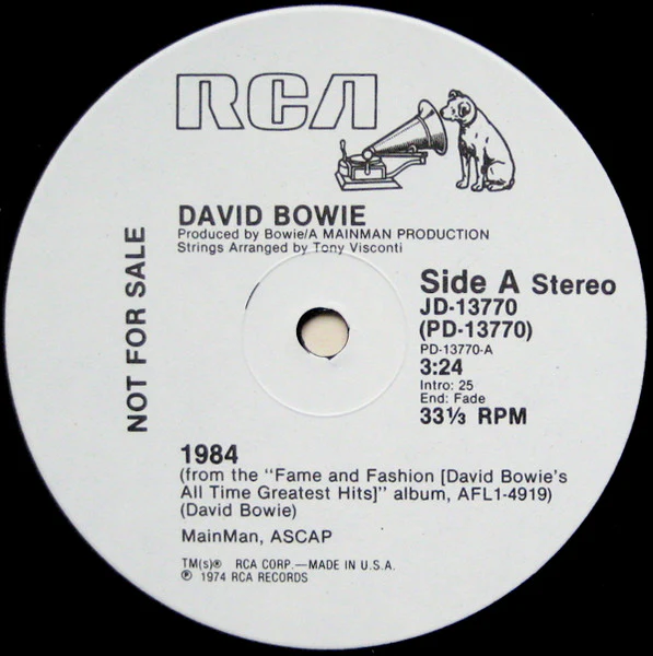 David Bowie - 1984 (12") (Near Mint (NM or M-)) - Image 2