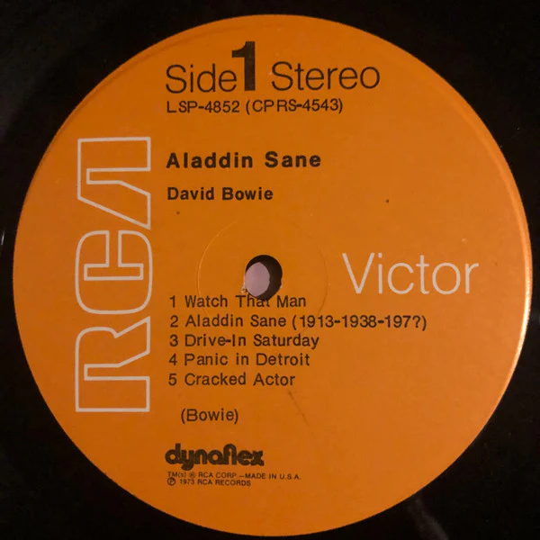 David Bowie - Aladdin Sane (LP) (Very Good (VG)) - Image 4
