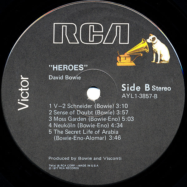 David Bowie - "Heroes" (LP) (Very Good Plus (VG+)) - Image 4