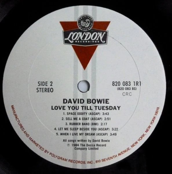 David Bowie - Love You Till Tuesday (LP) (Near Mint (NM or M-)) - Image 4