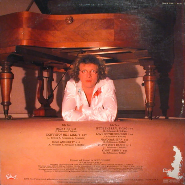 David Christie - Back Fire (LP) (Very Good Plus (VG+)) - Image 2