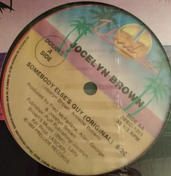 Debbie Jacobs / Jocelyn Brown - Don't You Want My love / Under Cover Lover / Somebody Else's Guy (12") (Near Mint (NM or M-)) - Image 3