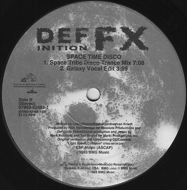 Def FX - Space Time Disco (12") (Mint (M)) - Image 4