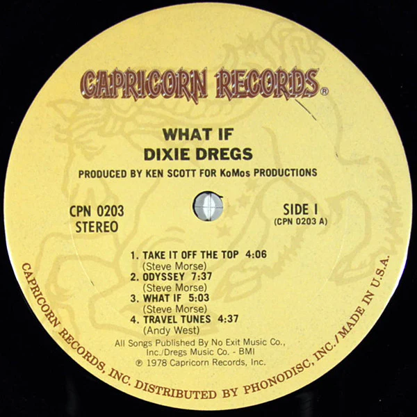 Dixie Dregs - What If (LP) (Near Mint (NM or M-)) - Image 3