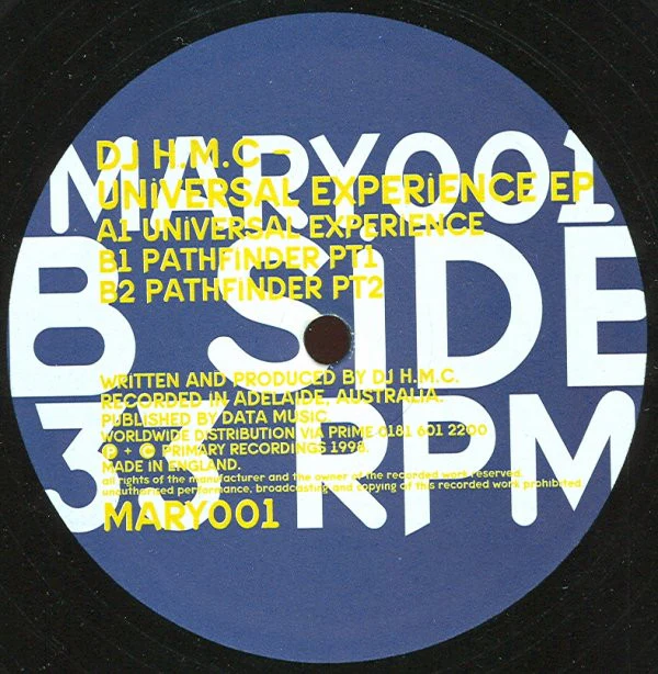 DJ H.M.C* - Universal Experience EP (12") (Very Good (VG))