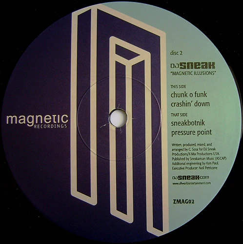 DJ Sneak - Magnetic Illusions (2x12") (Very Good Plus (VG+)) - Image 4