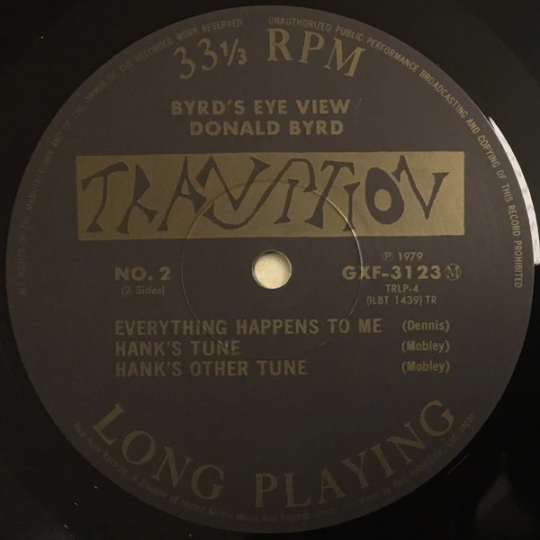 Donald Byrd - Byrd's Eye View (LP) (Near Mint (NM or M-)) - Image 3