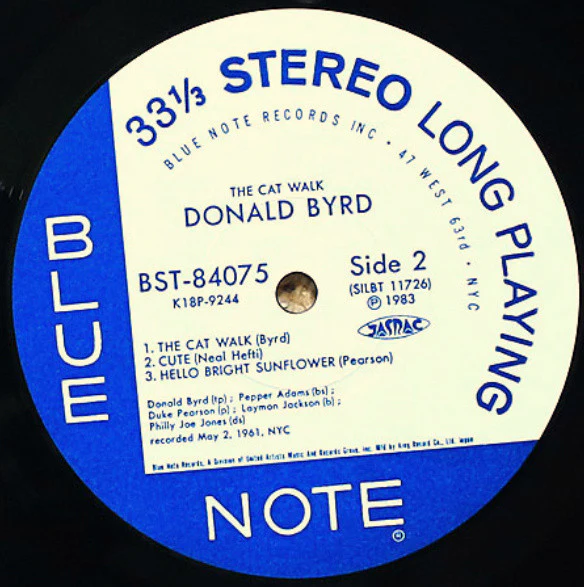 Donald Byrd - The Cat Walk (LP) (Near Mint (NM or M-)) - Image 3