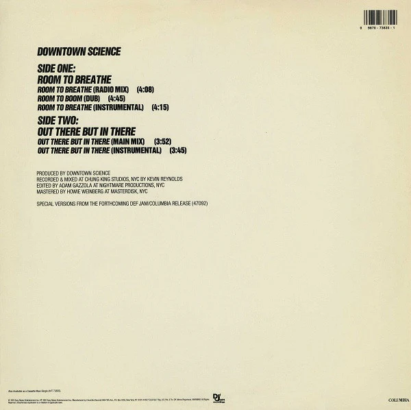 Downtown Science - Room To Breathe (12") (Near Mint (NM or M-)) - Image 2