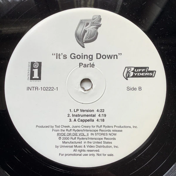Drag-On And Twista / Parle - Twisted Heat / It's Going Down (12") (Near Mint (NM or M-)) - Image 3