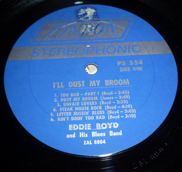 Eddie Boyd And His Blues Band Featuring Peter Green - I'll Dust My Broom (LP) (Very Good Plus (VG+)) - Image 4