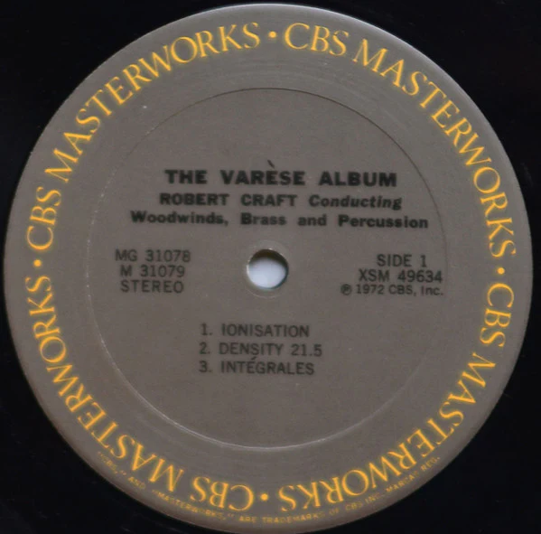 Edgard Varèse, Robert Craft, Columbia Symphony Orchestra - The Varèse Album (2xLP) (Near Mint (NM or M-)) - Image 3