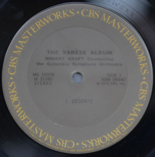 Edgard Varèse, Robert Craft, Columbia Symphony Orchestra - The Varèse Album (2xLP) (Near Mint (NM or M-)) - Image 5