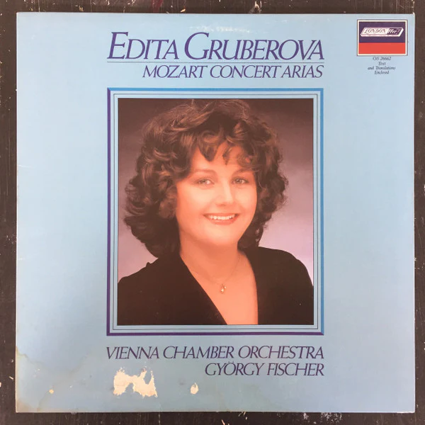 Edita Gruberova, Wolfgang Amadeus Mozart, Wiener Kammerorchester, György Fischer - Concert Arias (LP) (Near Mint (NM or M-))