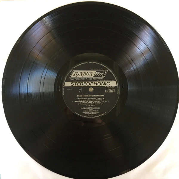 Edita Gruberova, Wolfgang Amadeus Mozart, Wiener Kammerorchester, György Fischer - Concert Arias (LP) (Near Mint (NM or M-)) - Image 5