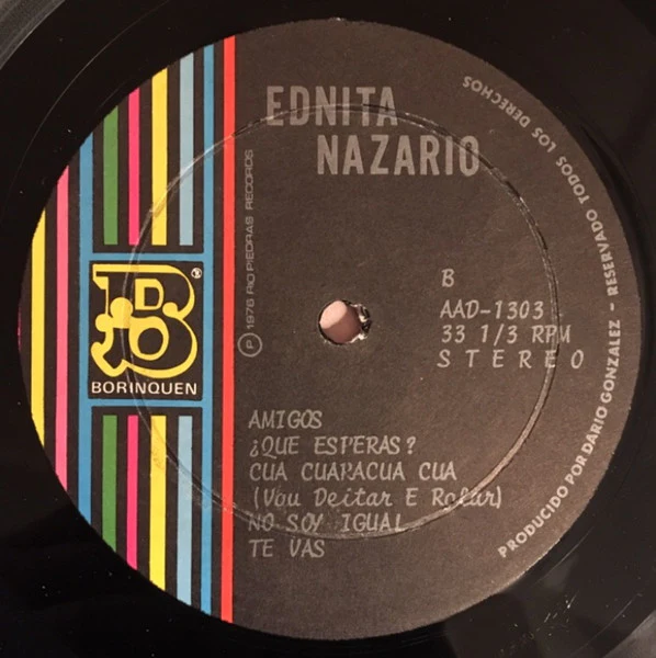 Ednita Nazario - Ednita Nazario (LP) (Very Good Plus (VG+)) - Image 4