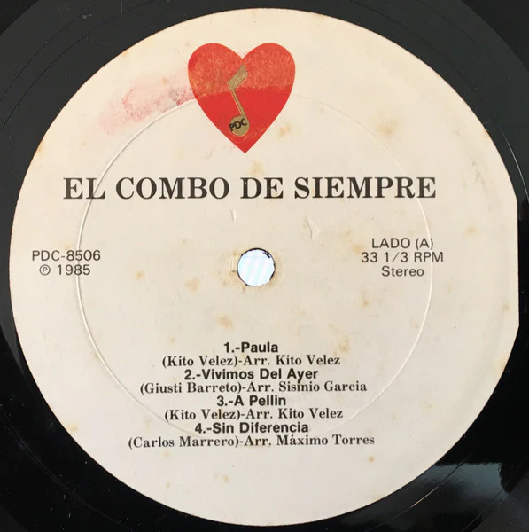 El Combo De Siempre - El Combo De Siempre (LP) (Very Good Plus (VG+)) - Image 3