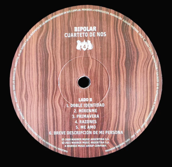 El Cuarteto De Nos - Bipolar (LP) (Mint (M)) - Image 4