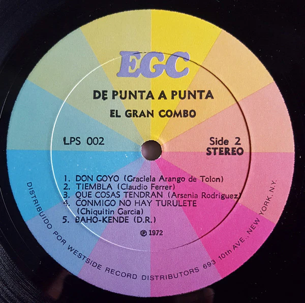 El Gran Combo - De Punta A Punta (LP) (Very Good (VG)) - Image 5