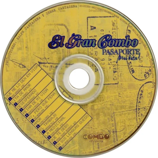 El Gran Combo - Pasaporte Musical (CD) (Very Good Plus (VG+)) - Image 2