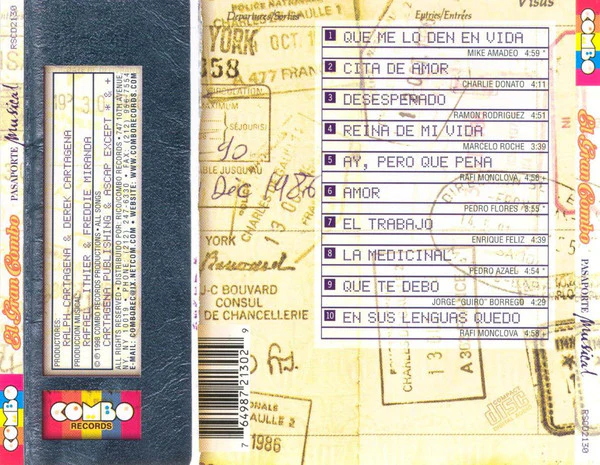 El Gran Combo - Pasaporte Musical (CD) (Very Good Plus (VG+)) - Image 3