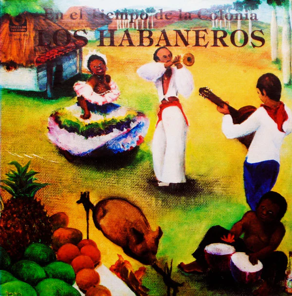 El Grupo Habanero De Curacao - En El Tiempo De La Colonia (LP) (Near Mint (NM or M-))