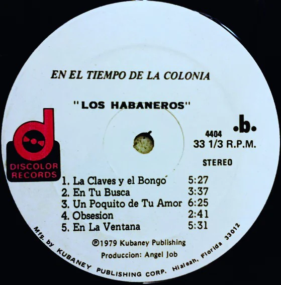 El Grupo Habanero De Curacao - En El Tiempo De La Colonia (LP) (Near Mint (NM or M-)) - Image 4