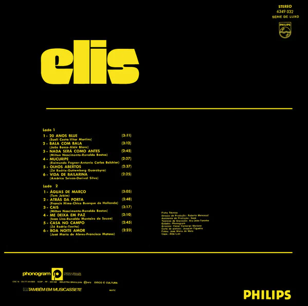 Elis Regina - Elis (LP) (Very Good Plus (VG+)) - Image 2