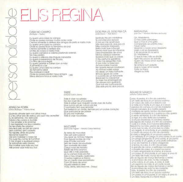 Elis Regina - Personalidade (LP) (Very Good Plus (VG+)) - Image 5