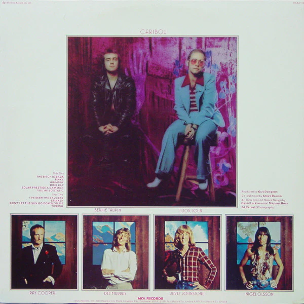 Elton John - Caribou (LP) (Very Good Plus (VG+)) - Image 2