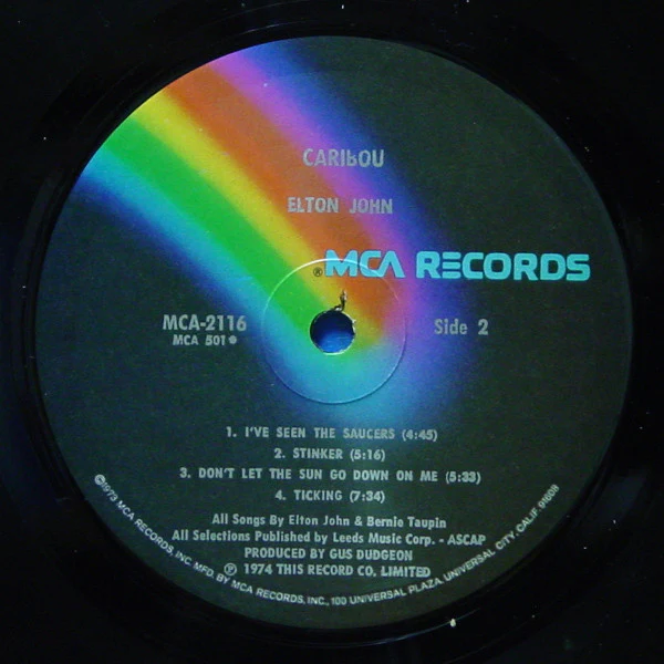 Elton John - Caribou (LP) (Very Good Plus (VG+)) - Image 4