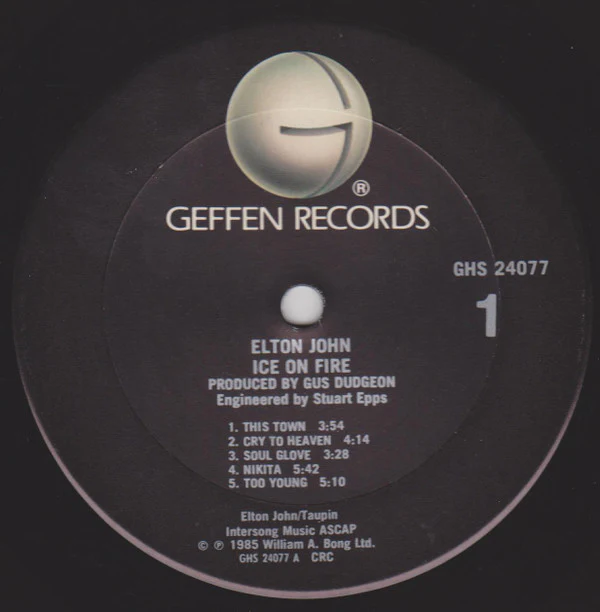 Elton John - Ice On Fire (LP) (Very Good Plus (VG+)) - Image 2