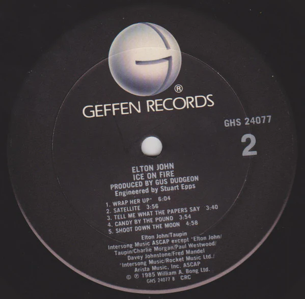 Elton John - Ice On Fire (LP) (Very Good Plus (VG+)) - Image 3