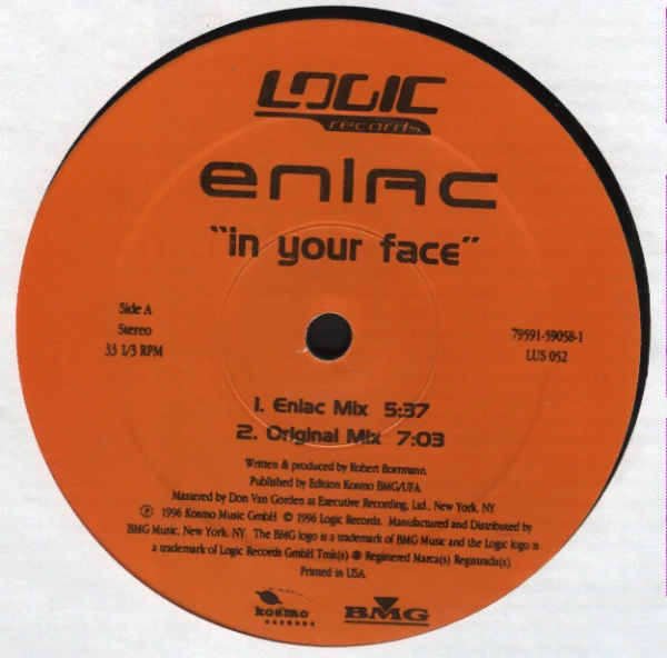Eniac - In Your Face (12") (Very Good Plus (VG+))