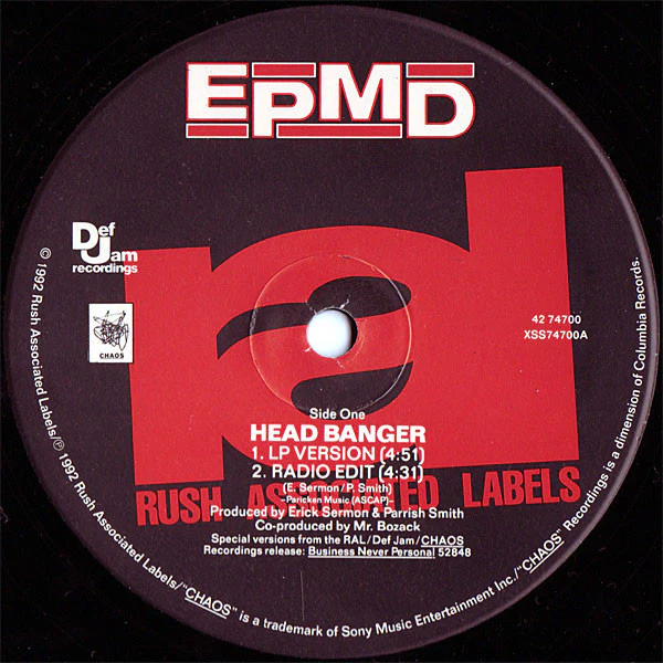 EPMD - Head Banger (12") (Mint (M)) - Image 2