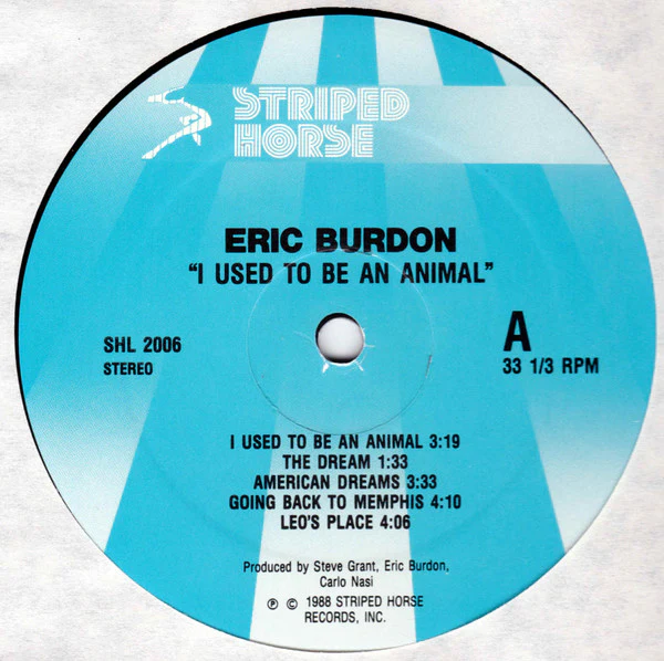 Eric Burdon - I Used To Be An Animal (LP) (Mint (M)) - Image 3