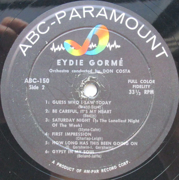 Eydie Gormé - Eydie Gormé (LP) (Near Mint (NM or M-)) - Image 4