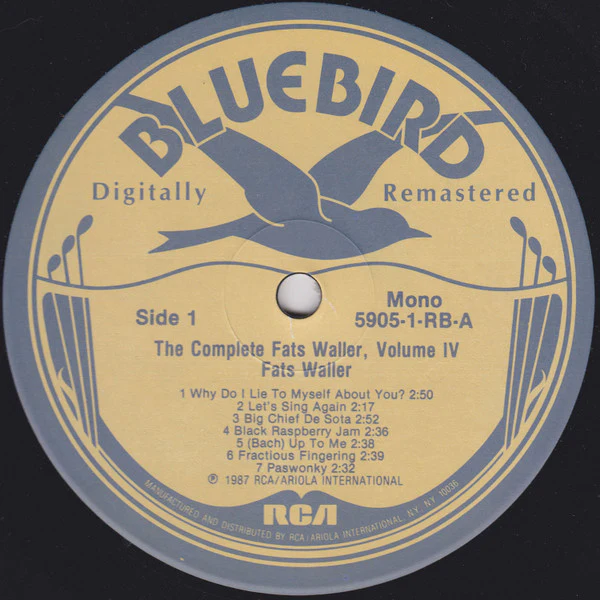 Fats Waller - The Complete Fats Waller Volume IV (2xLP) (Mint (M)) - Image 5