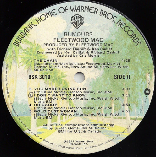 Fleetwood Mac - Rumours (LP) (Very Good Plus (VG+)) - Image 4
