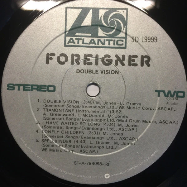 Foreigner - Double Vision (LP) (Near Mint (NM or M-)) - Image 4