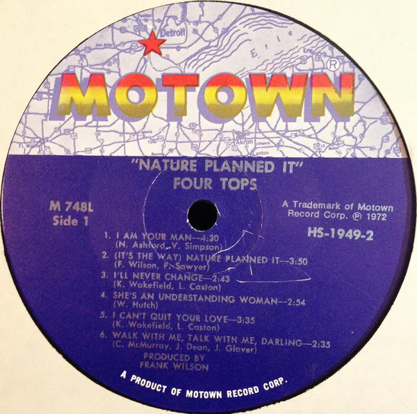 Four Tops - Nature Planned It (LP) (Near Mint (NM or M-)) - Image 3