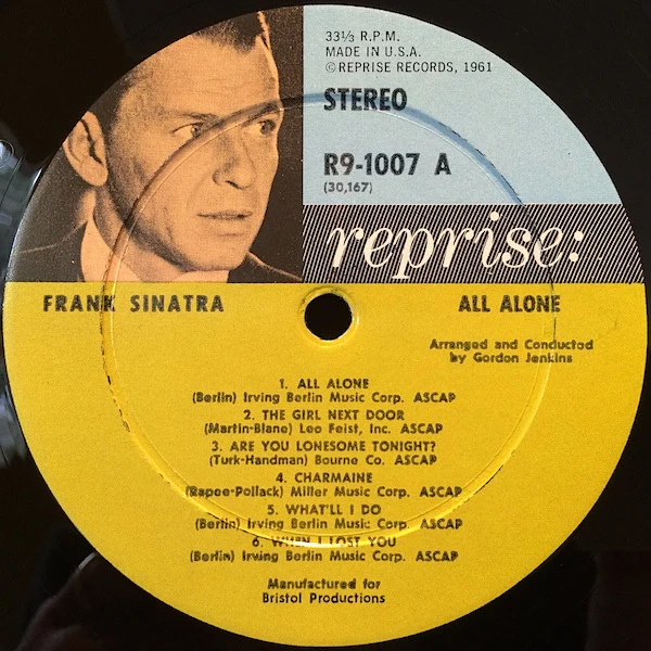 Frank Sinatra - All Alone (LP) (Mint (M)) - Image 4