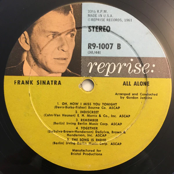 Frank Sinatra - All Alone (LP) (Mint (M)) - Image 5