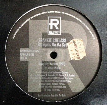 Frankie Cutlass - Boriquas On Da Set (12") (Mint (M)) - Image 2